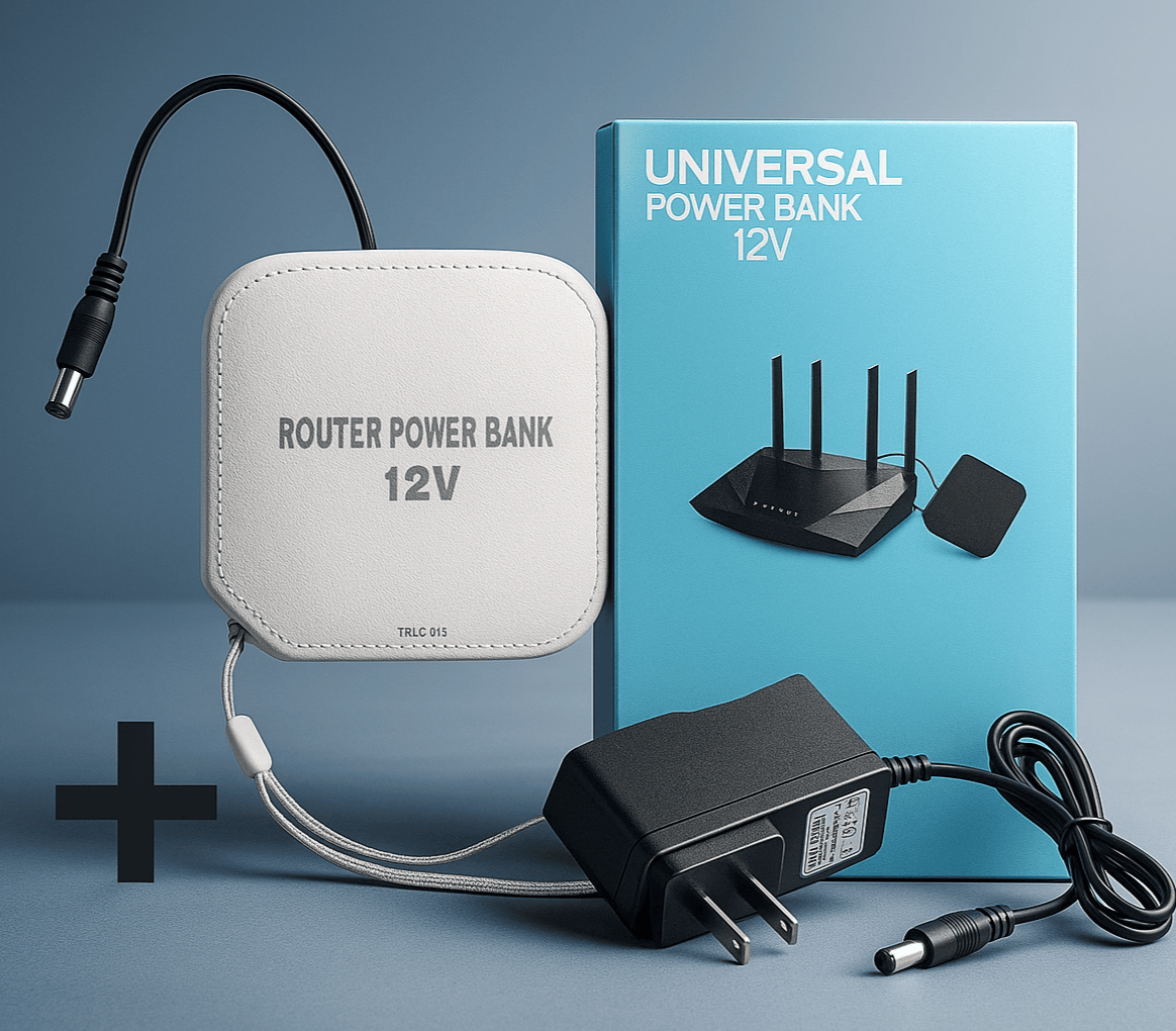 12V Universal Router Power Bank